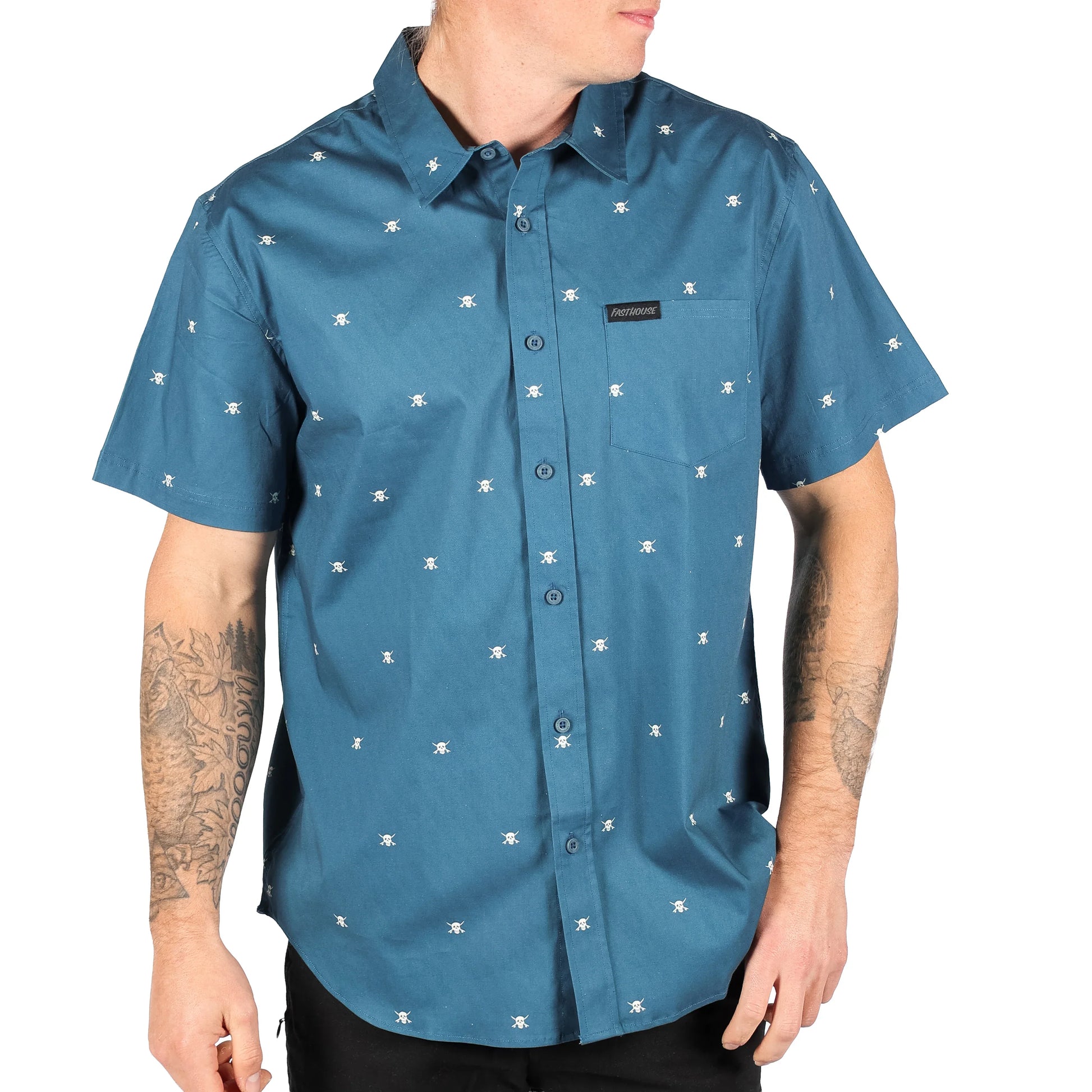Fasthouse Youth Jasper Short Sleeve Button-Up