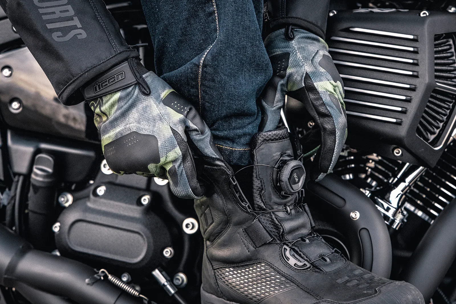 ICON Stormhawk Boots