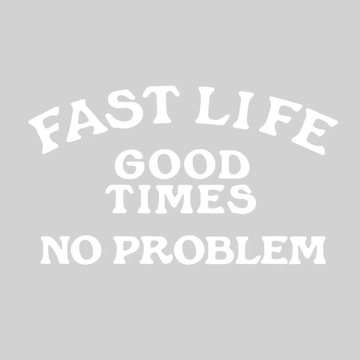 Fasthouse No Problem Diecut Stick
