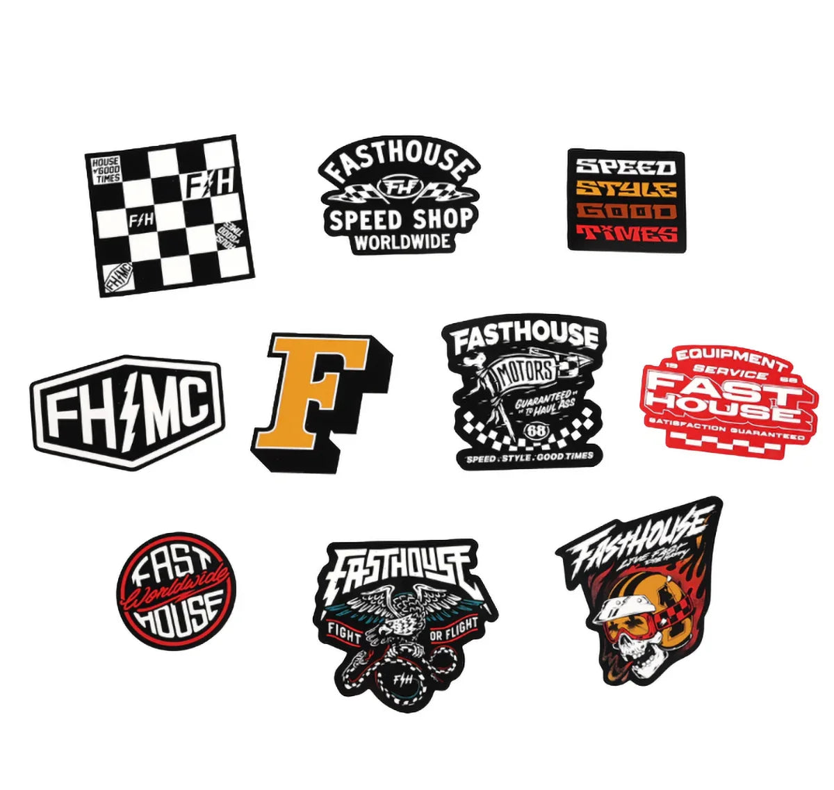 Fasthouse Sum26 Lifesty Decal10Pk