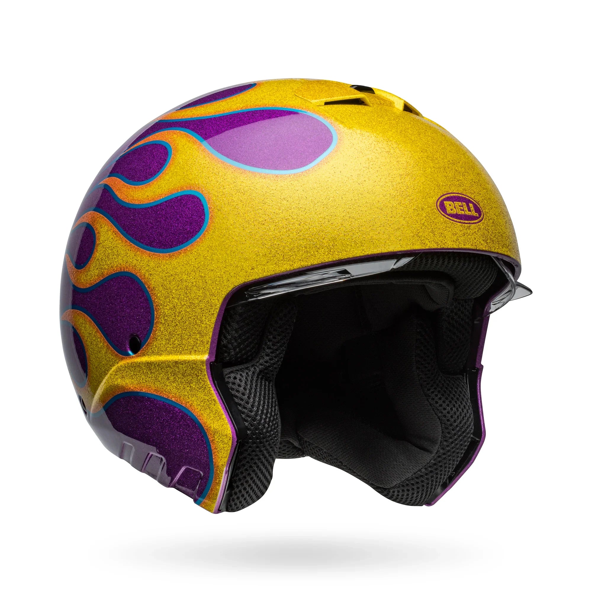BELL PS BROOZER IGNITE PURPLE YELLOW