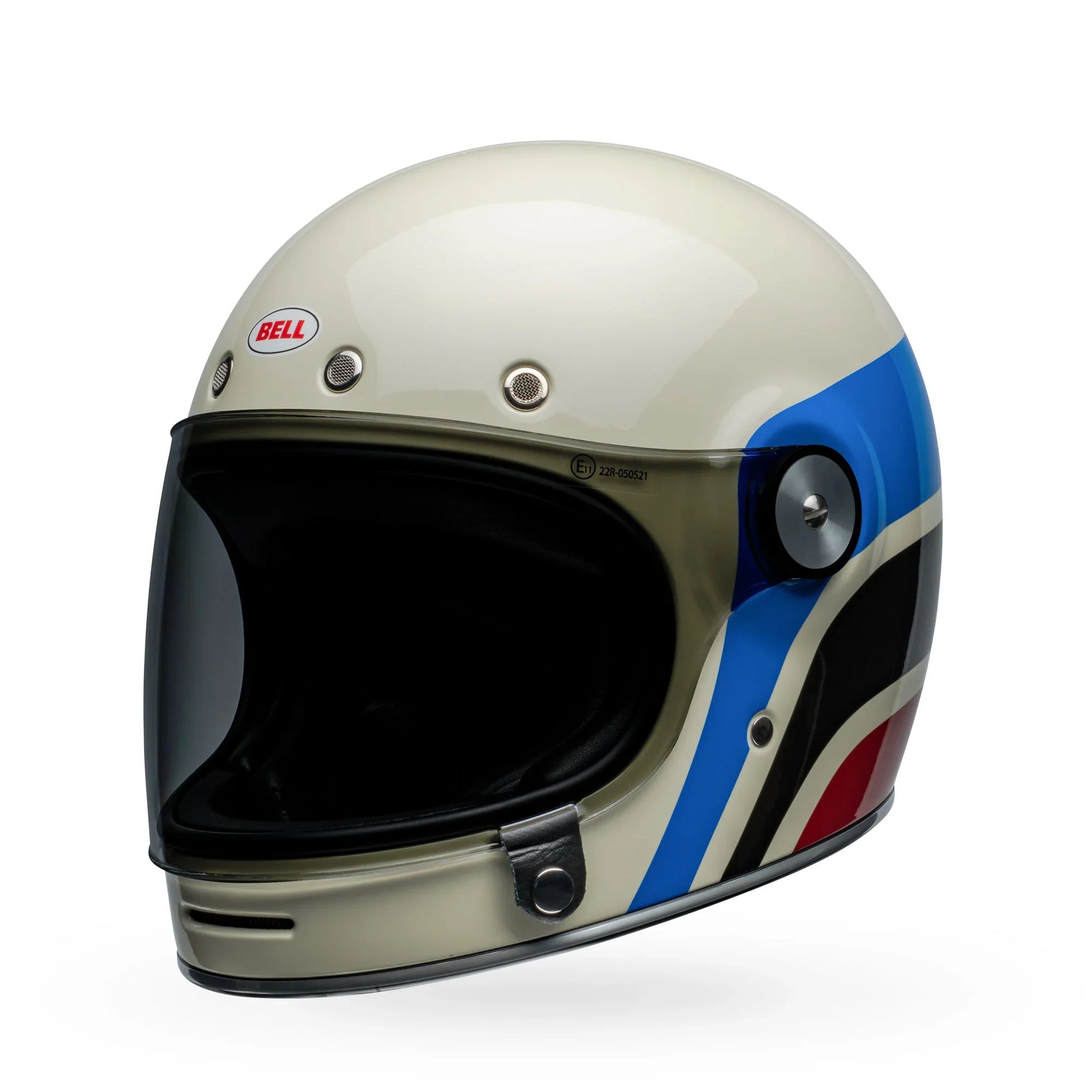 BELL PS BULLITT SPEEDWAY VWH VINTAGE WHITE BLUE