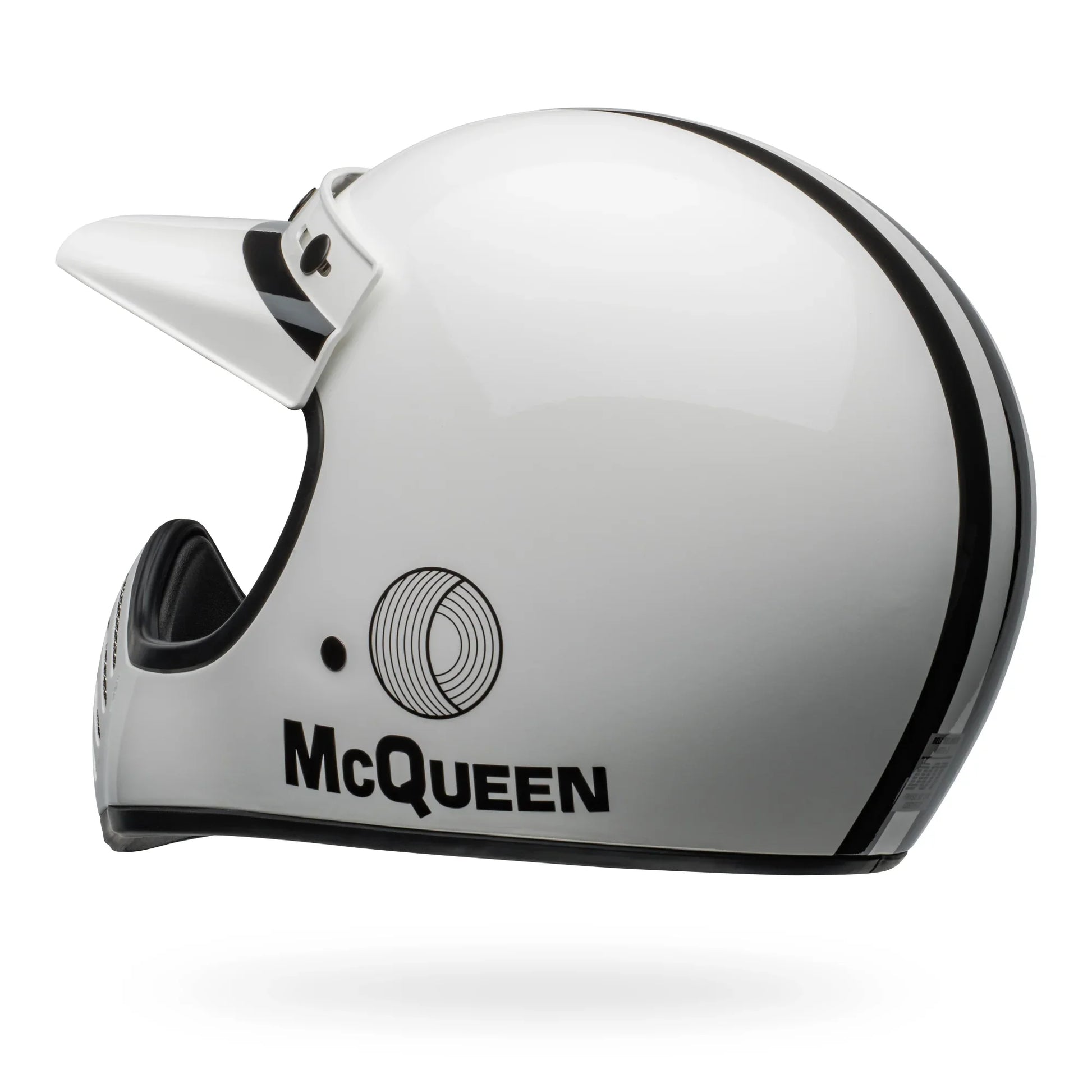 BELL PS MOTO-3 AGS WHITE BLACK SMOKE