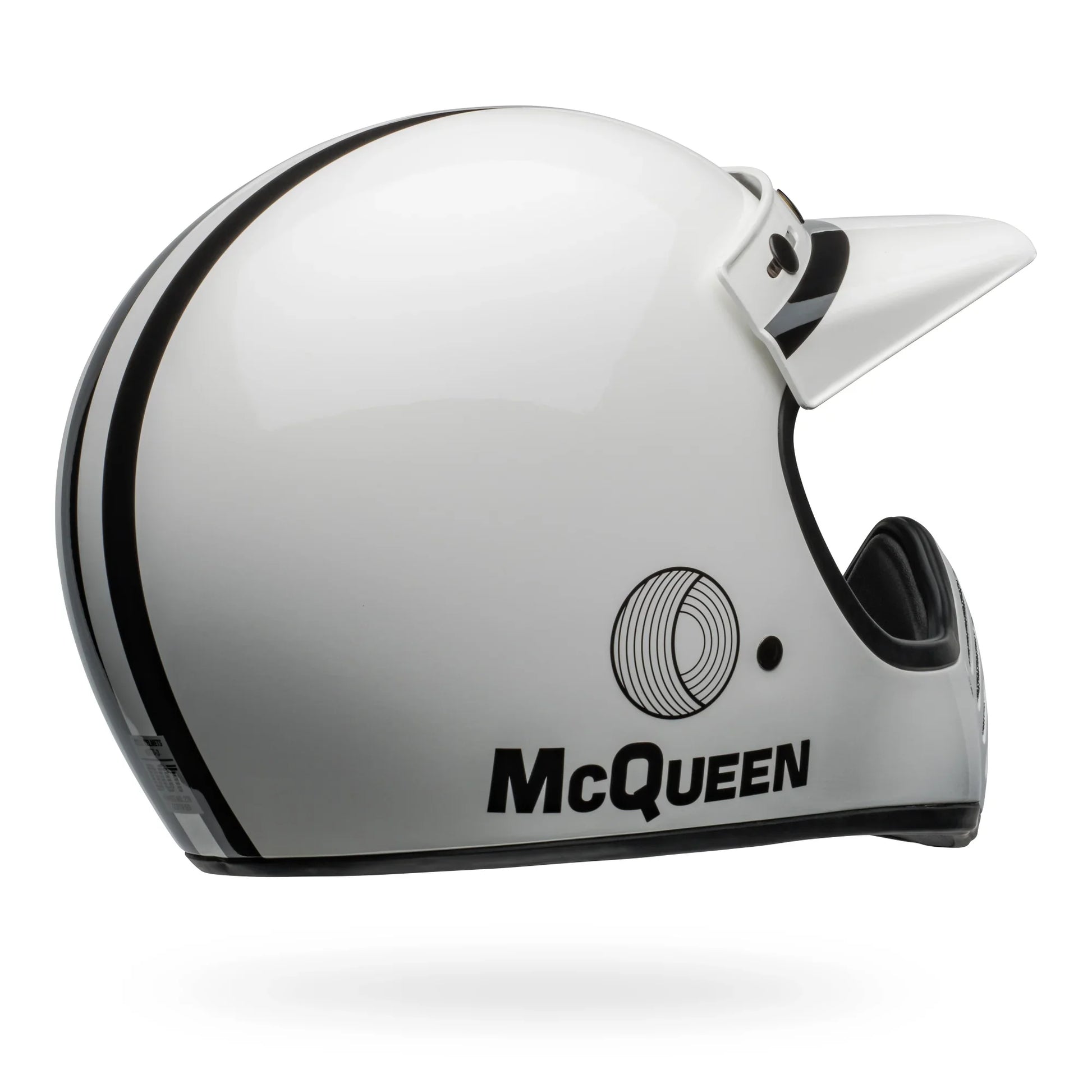 BELL PS MOTO-3 AGS WHITE BLACK SMOKE