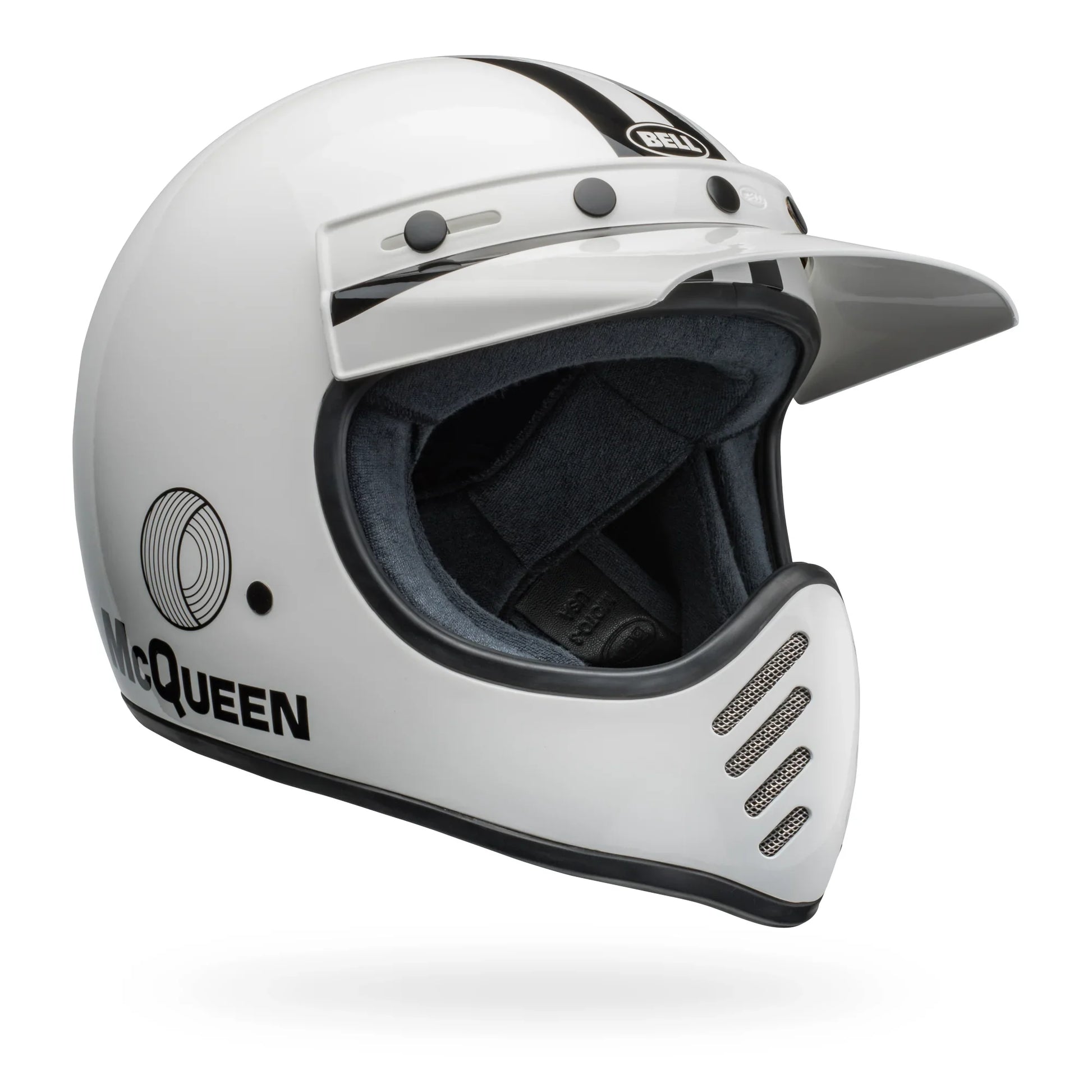 BELL PS MOTO-3 AGS WHITE BLACK SMOKE