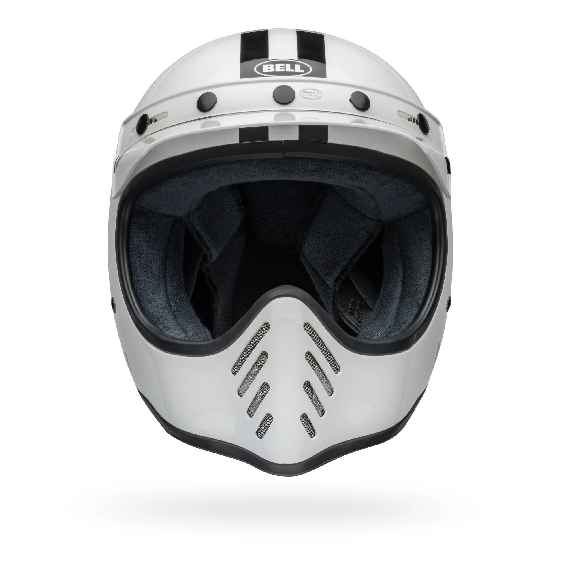 BELL PS MOTO-3 AGS WHITE BLACK SMOKE