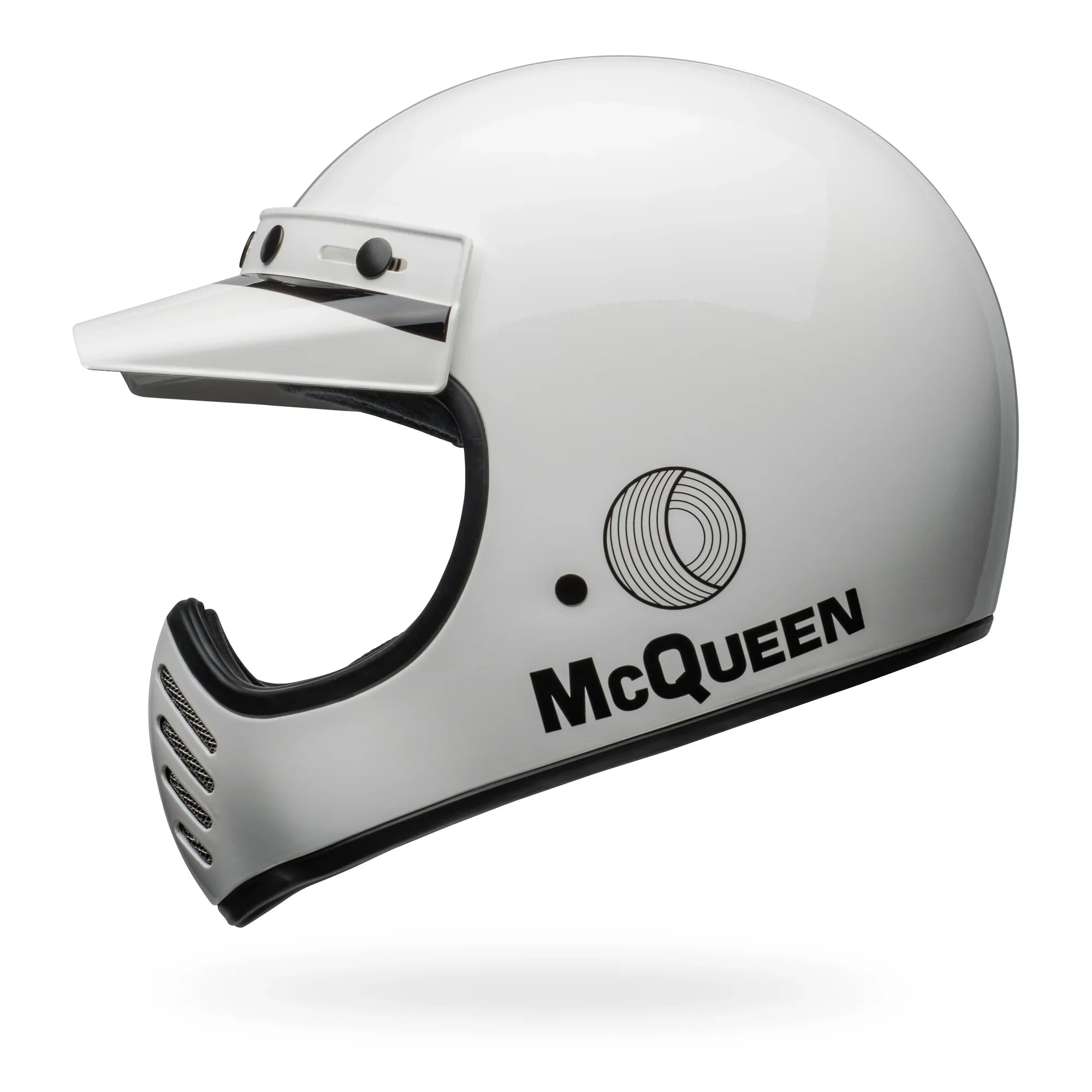 BELL PS MOTO-3 AGS WHITE BLACK SMOKE