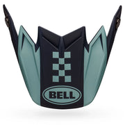 BELL PS MOTO 9 FLEX VISOR BRKWY MATTE NVY MAT NAVY LIGHT BLUE