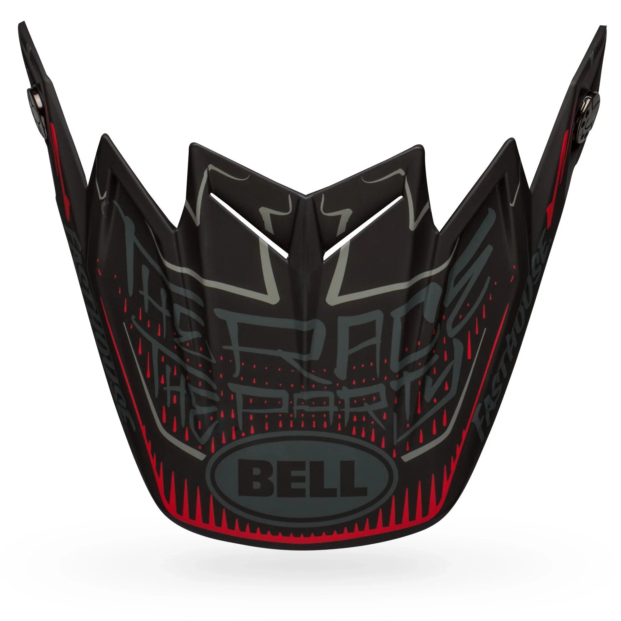 BELL PS MOTO 9 FLEX VISOR FHDID21/GRAY MAT BLACK GRAY RED