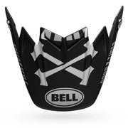 BELL PS MOTO 9 FLEX VISOR FHWRWF/G/WHITE MATTE GLOSS BLACK WHITE GRAY