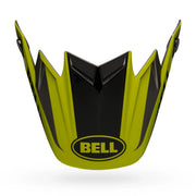 BELL PS MOTO 9 FLEX VISOR DIVSN/G/HV MATTE GLOSS BLACK HI VIZ GRAY