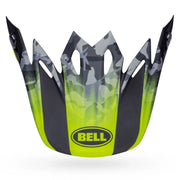 BELL PS MOTO 9 VISOR VENOM MATTE BKCM/HVZY MATTE BLACK CAMO HIVIZ YELLOW