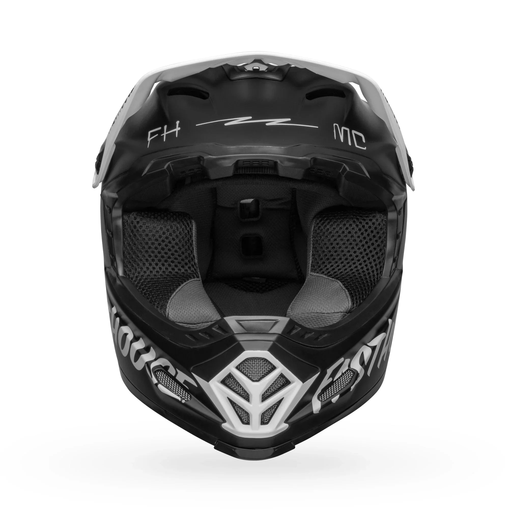 BELL PS MOTO-9YTHMIPS FH FLYC/WHITE Y/M MATTE BLACK WHITE