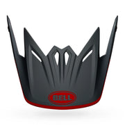 BELL PS MOTO-9 YOUTH VISOR LOUVER MATTE MATTE RED GRAY