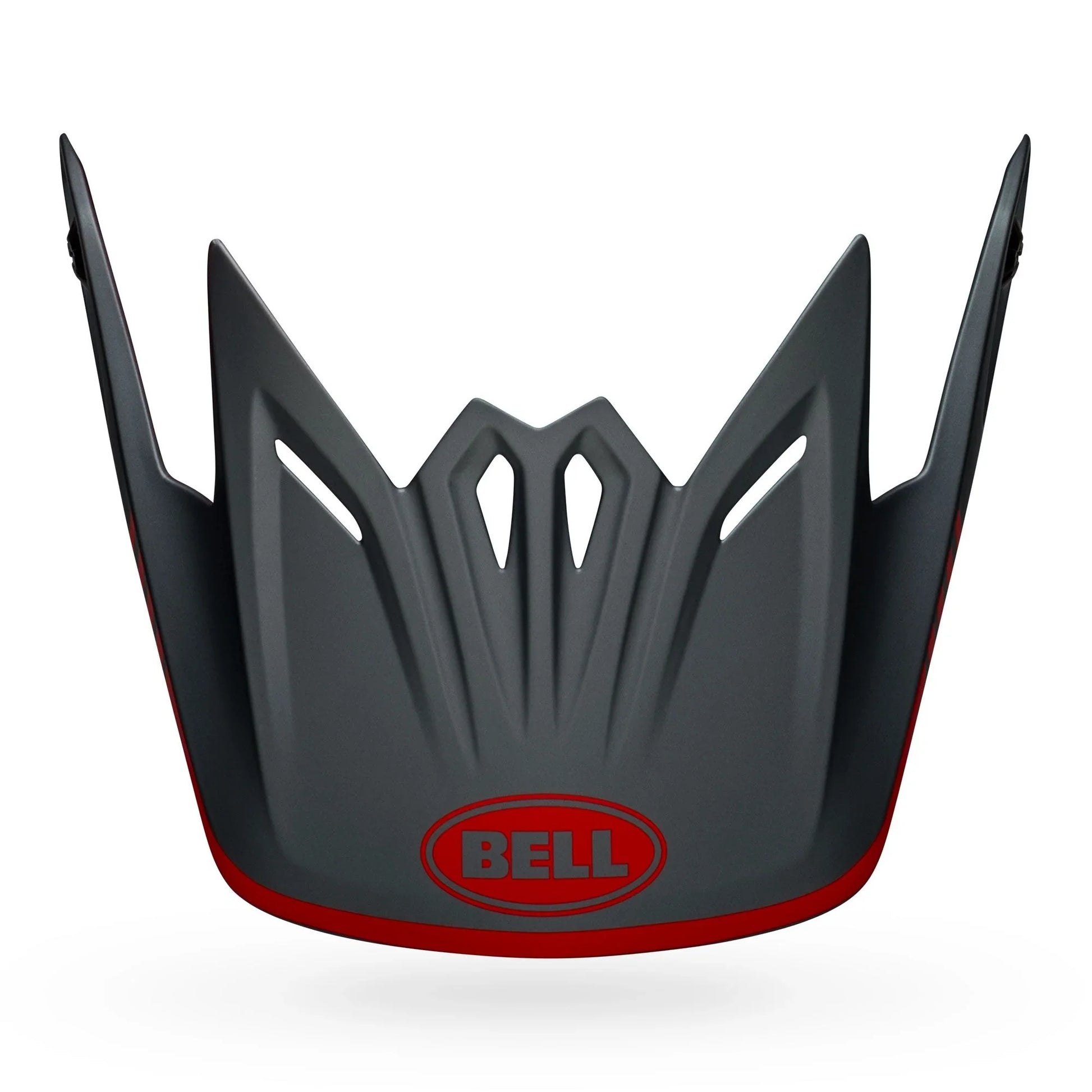 BELL PS MOTO-9 YOUTH VISOR LOUVER MATTE MATTE RED GRAY