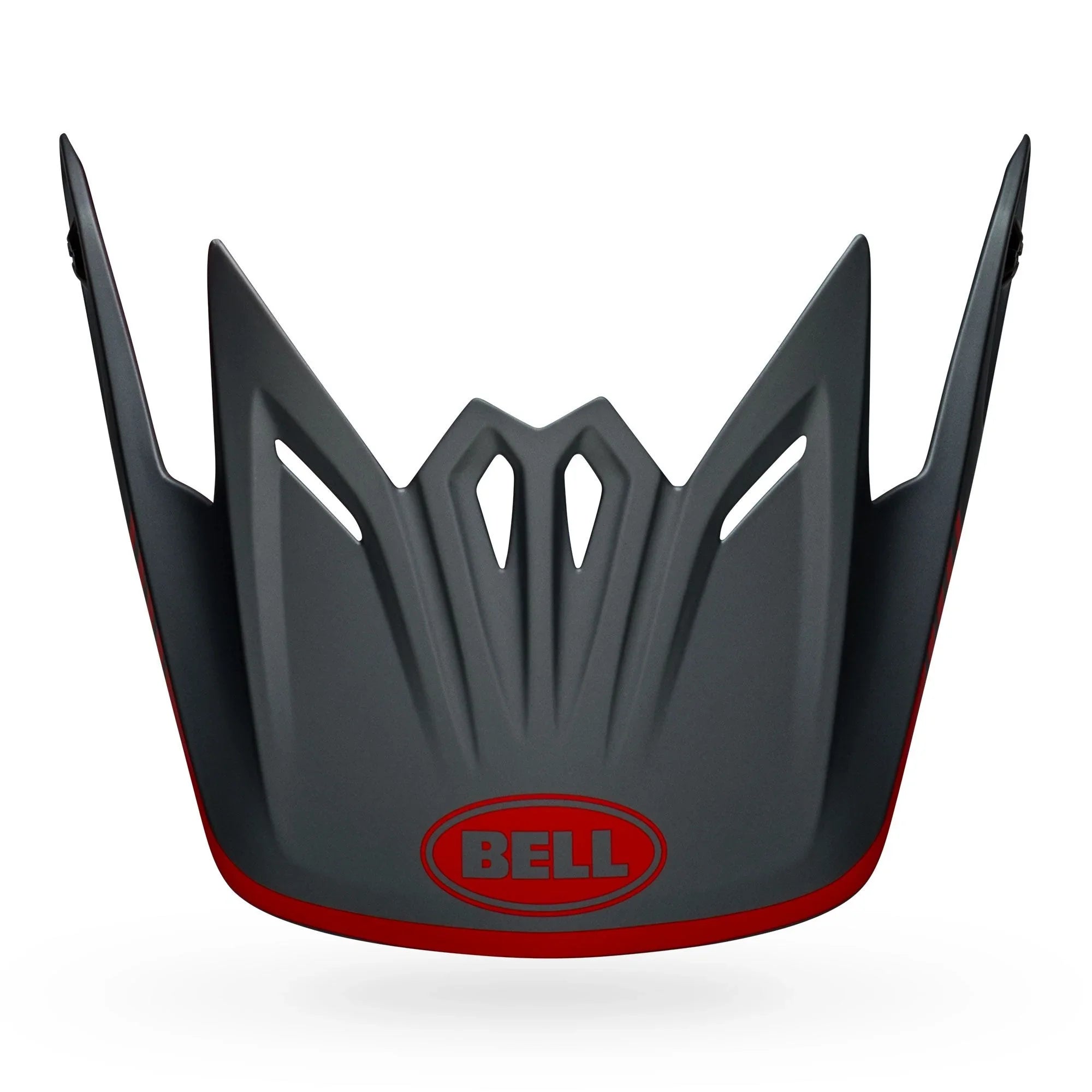 BELL PS MOTO-9 YOUTH VISOR LOUVER MATTE MATTE RED GRAY