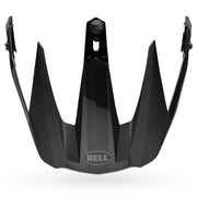 BELL PS MX 9 ADV VISOR 22 MRDRBLKOUT/GBLK MATTE BLACK GLOSS BLACK