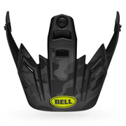 BELL PS MX 9 ADV VISOR STEALTH MATTE CM/HIVZ MAT CAMO BLACK HI VIZ