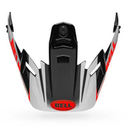 BELL PS MX 9 ADV VISOR DASH/WHITE BLACK WHITE ORANGE