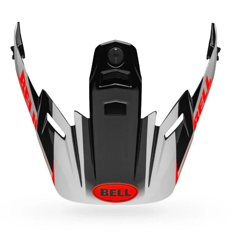 BELL PS MX 9 ADV VISOR DASH/WHITE BLACK WHITE ORANGE