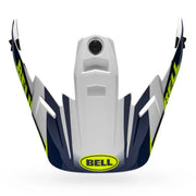 BELL PS MX 9 ADV VISOR DASH/BLUE/HIVZ WHITE BLUE HIVIZ
