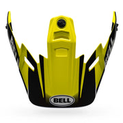 BELL PS MX 9 ADV VISOR DASH/FLO BLACK FLO YELLOW
