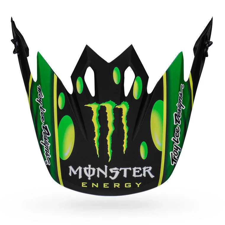 BELL PS MX 9 VISOR SHOWTIME MATTE BLACK GREEN