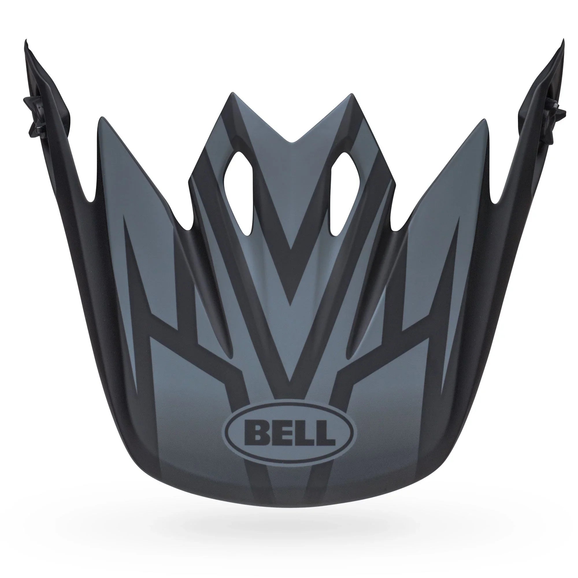 BELL PS MX 9 VISOR DISRUPT/CHAR MATTE BLACK CHARCOAL