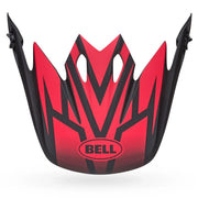 BELL PS MX 9 VISOR DISRUPT MATTE BLACK RED