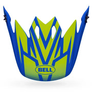 BELL PS MX 9 VISOR DISRUPT MATTE CBL/HVZY CLASSIC BLUE HIVIZ YELLOW