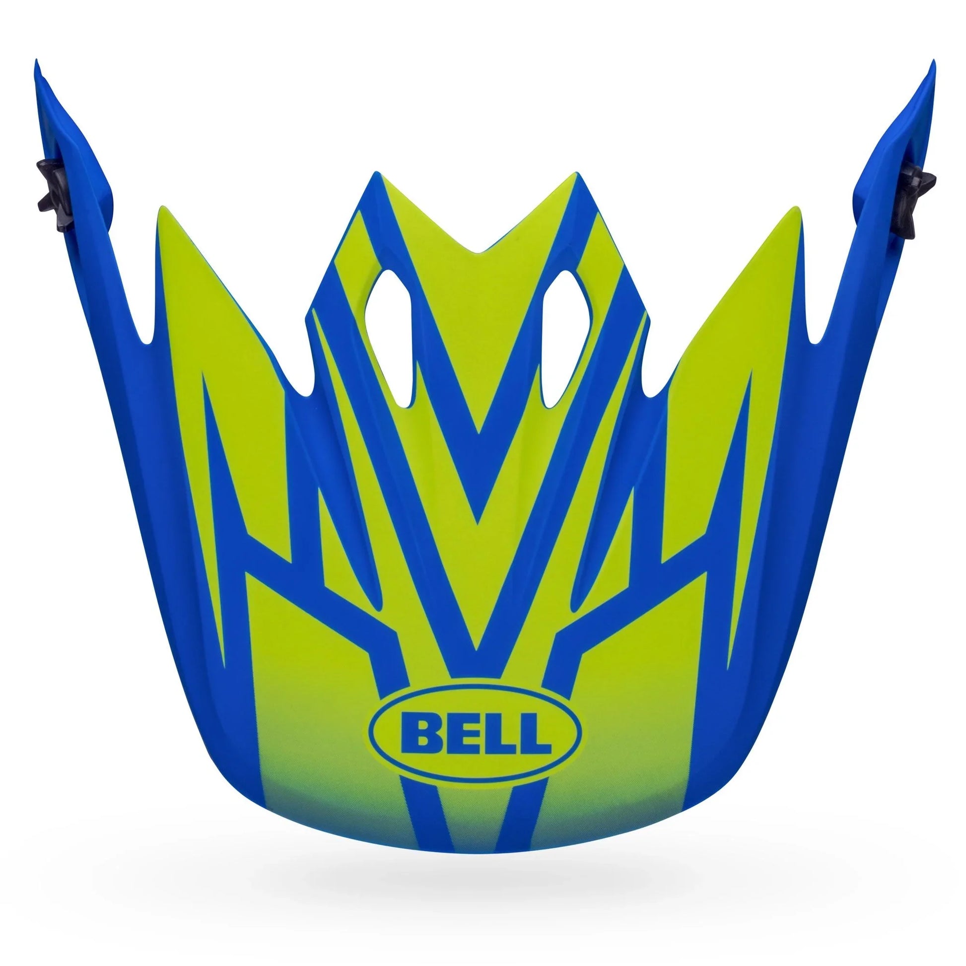 BELL PS MX 9 VISOR DISRUPT MATTE CBL/HVZY CLASSIC BLUE HIVIZ YELLOW