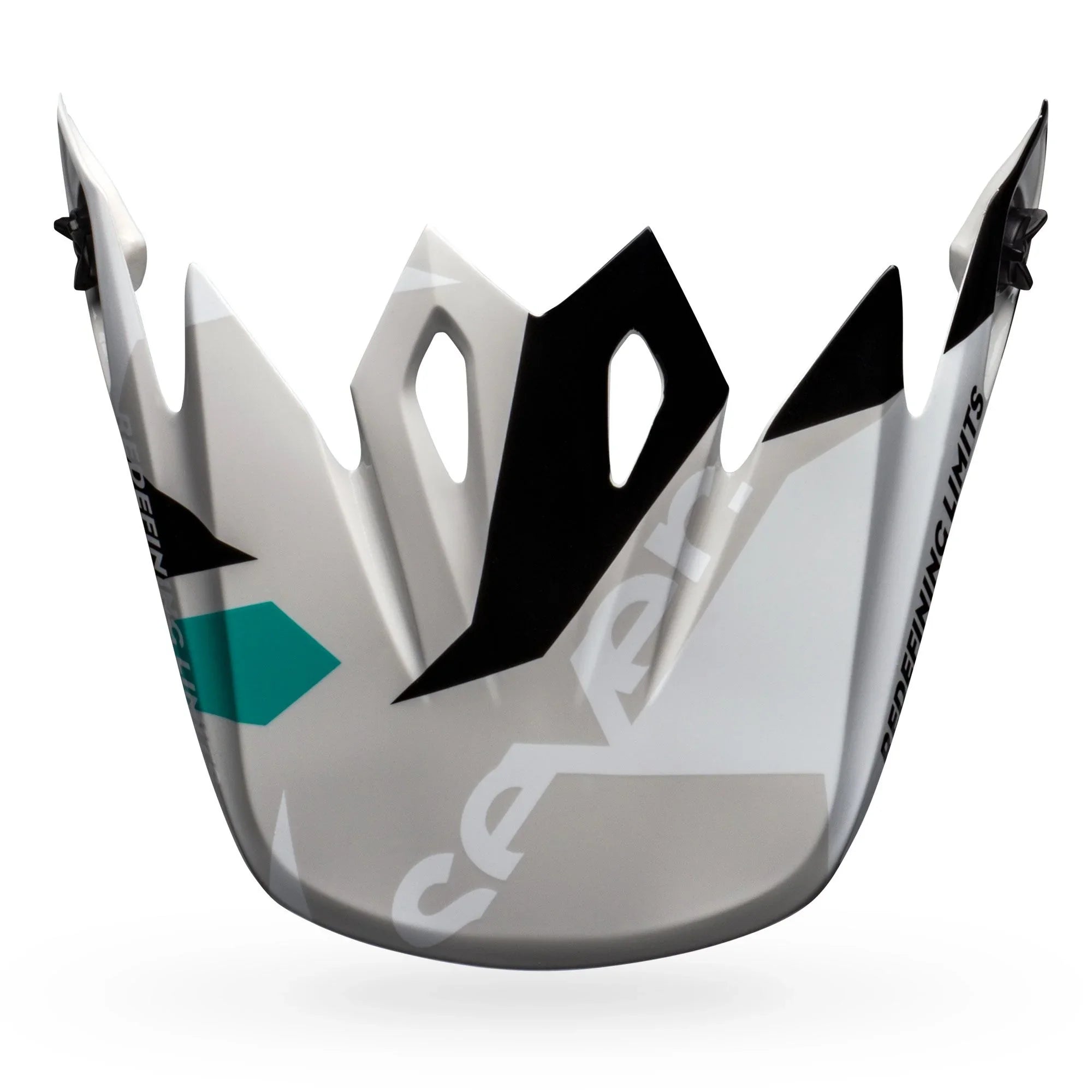 BELL PS MX 9 VISOR SVN BTSHIP/AQ GRAY AQUA SVN
