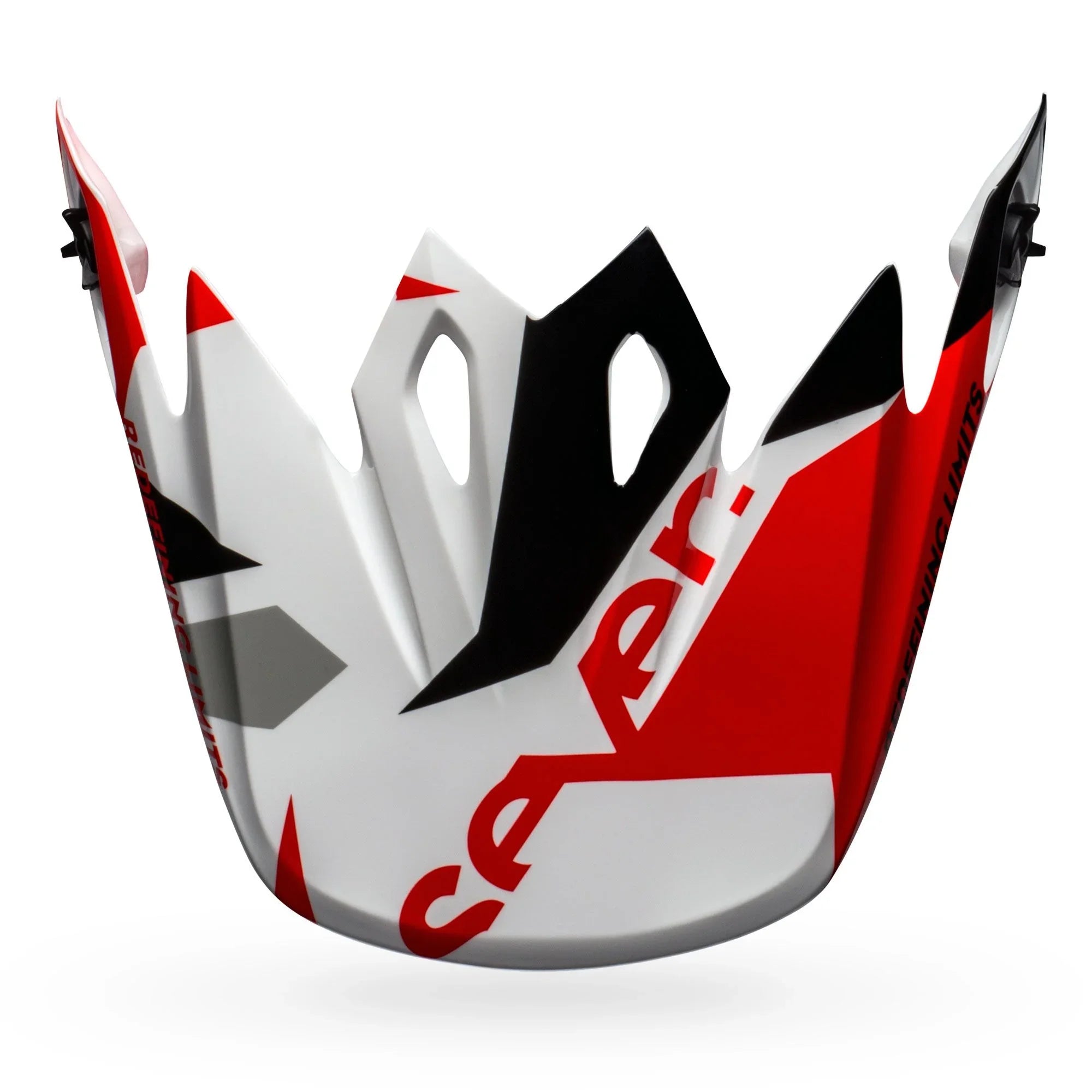 BELL PS MX 9 VISOR SVN BTSHIP RED WHITE SVN