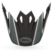 BELL PS MX 9 VISOR TWITCH/GRAY MAT BLACK GRAY WHITE