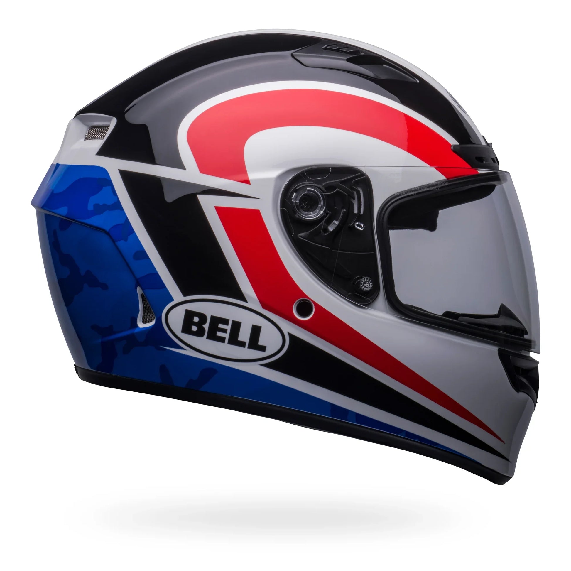 BELL PS QUALIFIER DLX MIPS BLITZ/BLUE WHITE BLUE CAMO