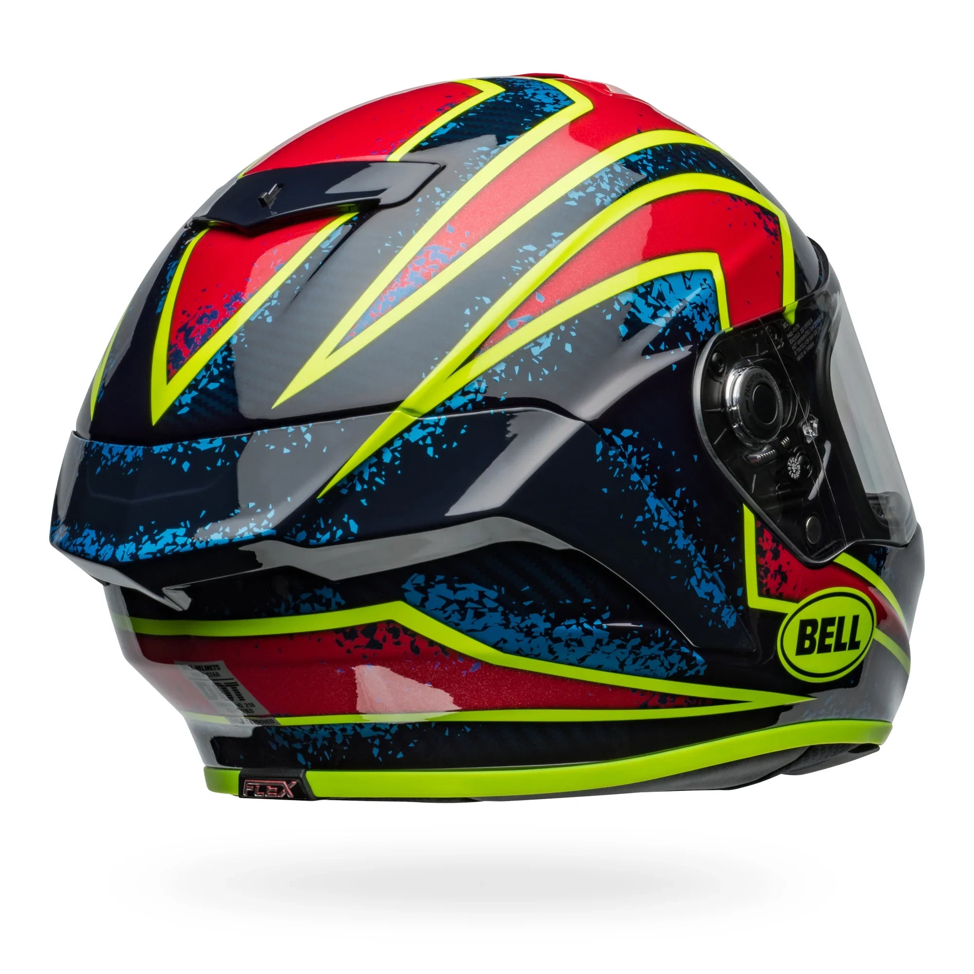 BELL PS RACESTAR DLX XENON/RTN BLUE RETINA