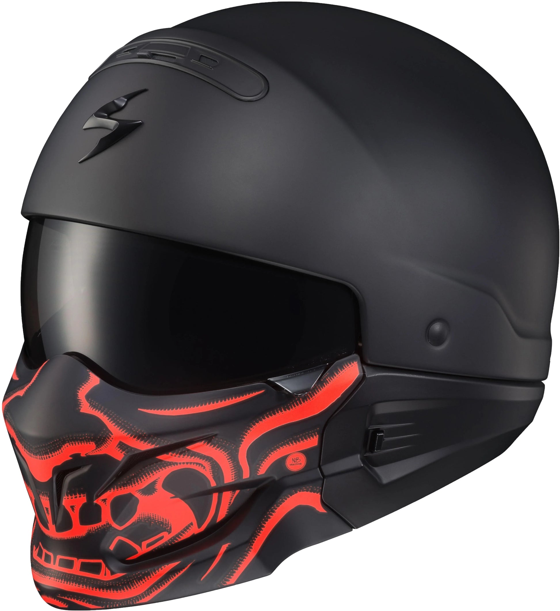 SCORPION EXO Covert Helmet Face Mask Samurai Glow In The Dark
