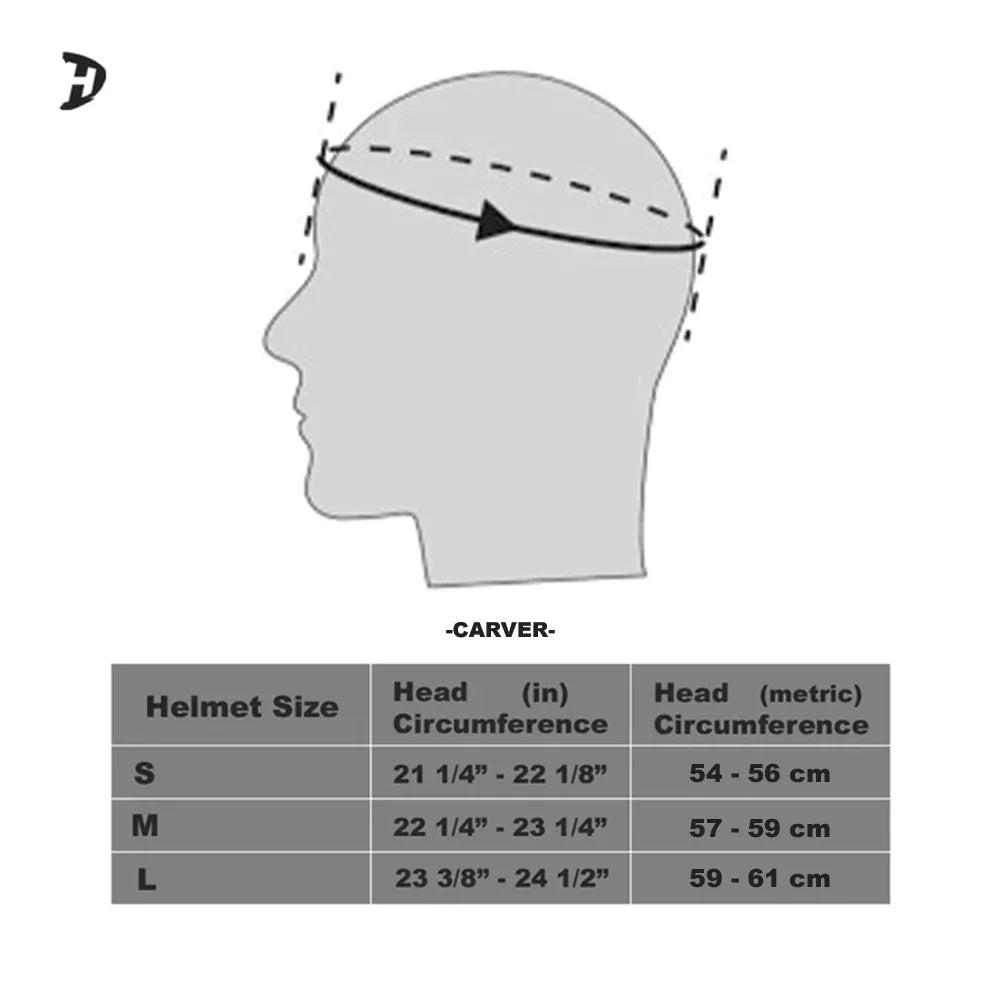 Daytona Helmets Daytona Carver Ski Helmet - Adjustable Helmet for Men, Women & Youth - Dull Grey with Anti-Fog Visor