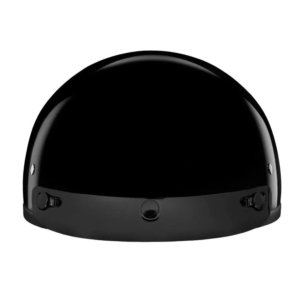 Daytona Helmets D.O.T. Daytona Skull Cap Jr.- Hi-Gloss Black