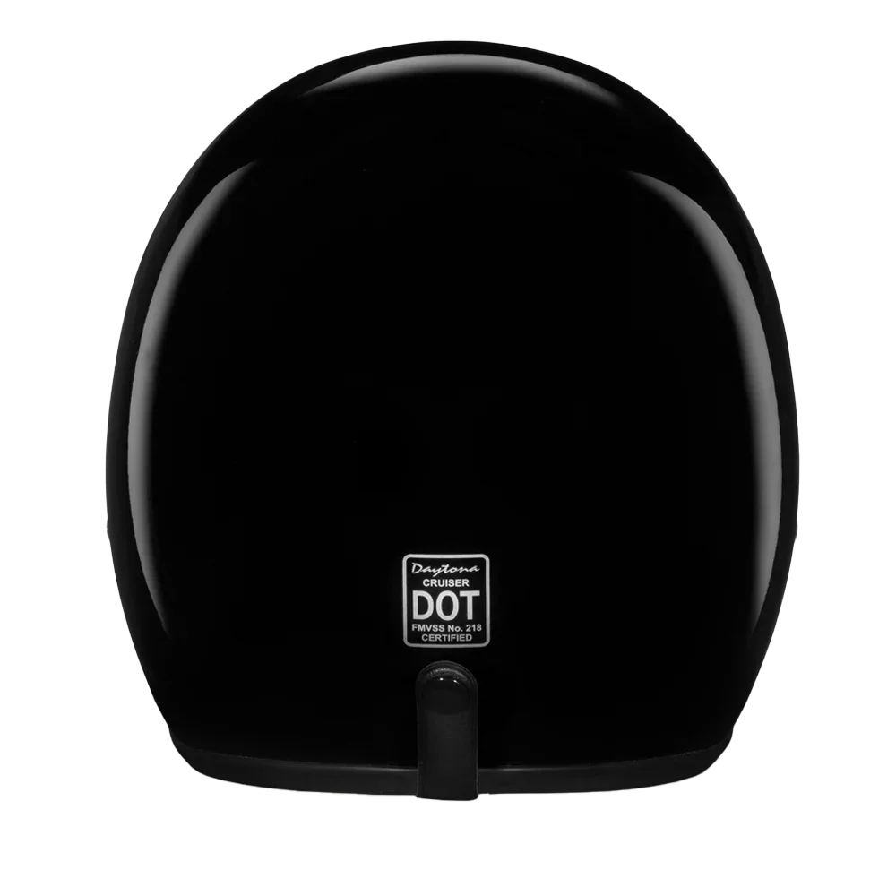 Daytona Helmets D.O.T. Daytona Cruiser Jr.- Hi-Gloss Black