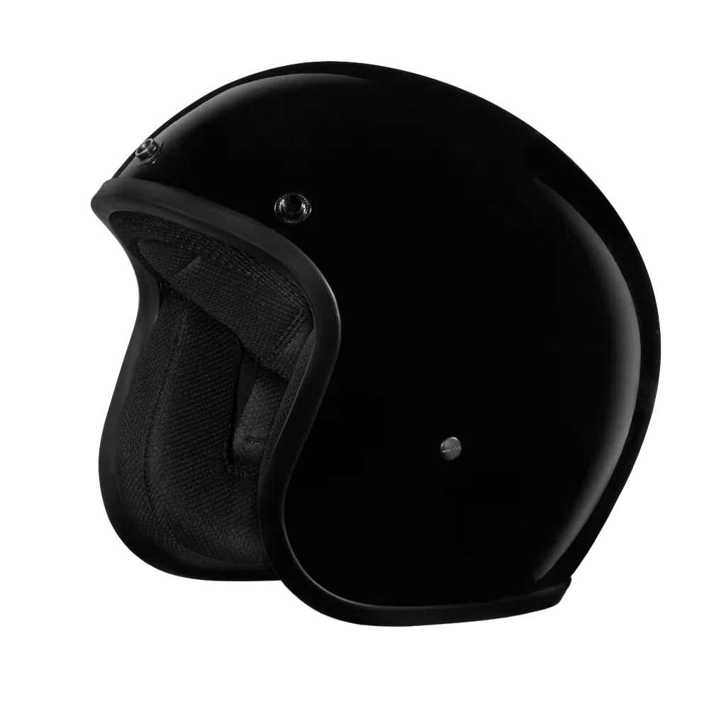 Daytona Helmets D.O.T. Daytona Cruiser Jr.- Hi-Gloss Black