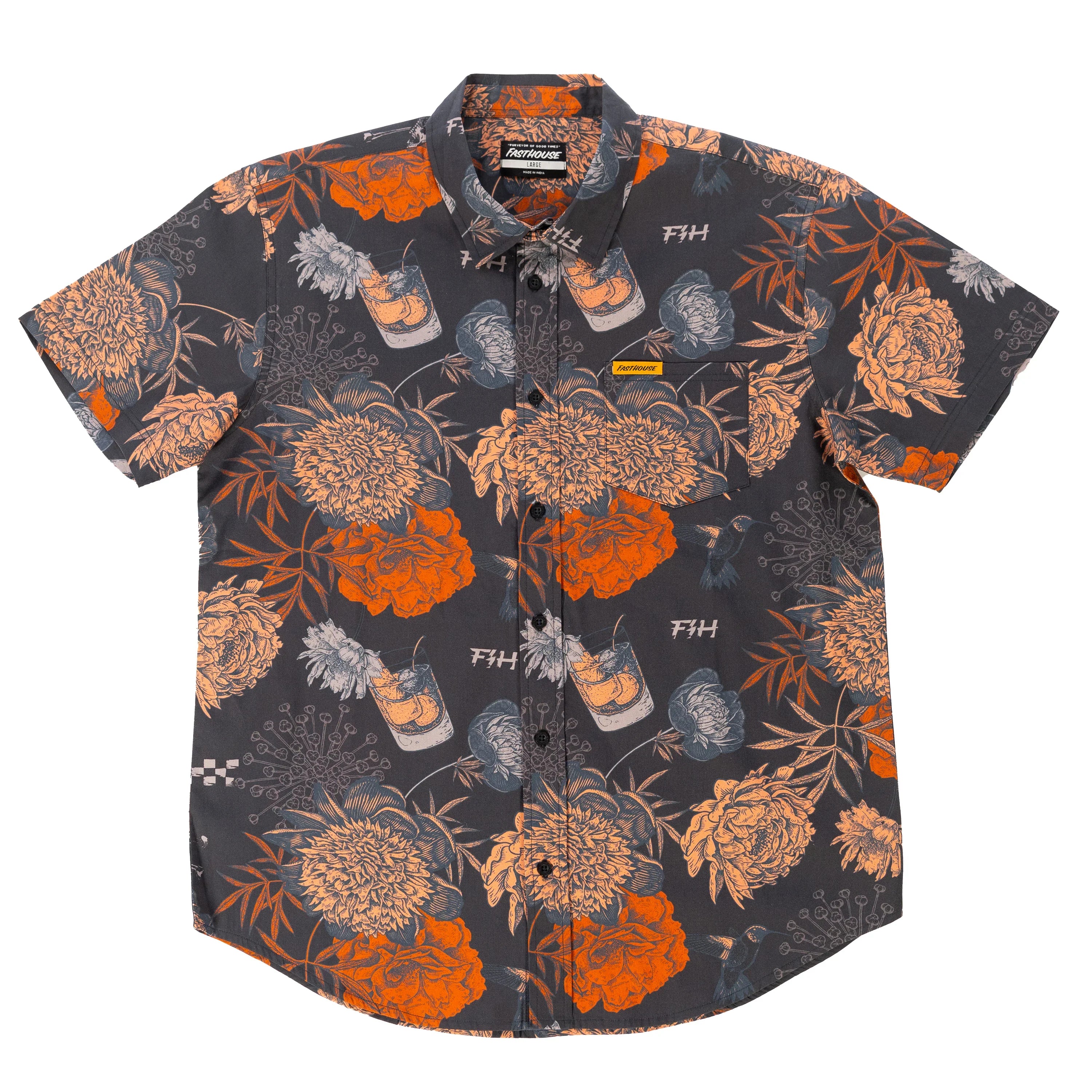 Fasthouse Scene Short Sleeve Button-Up Shirt