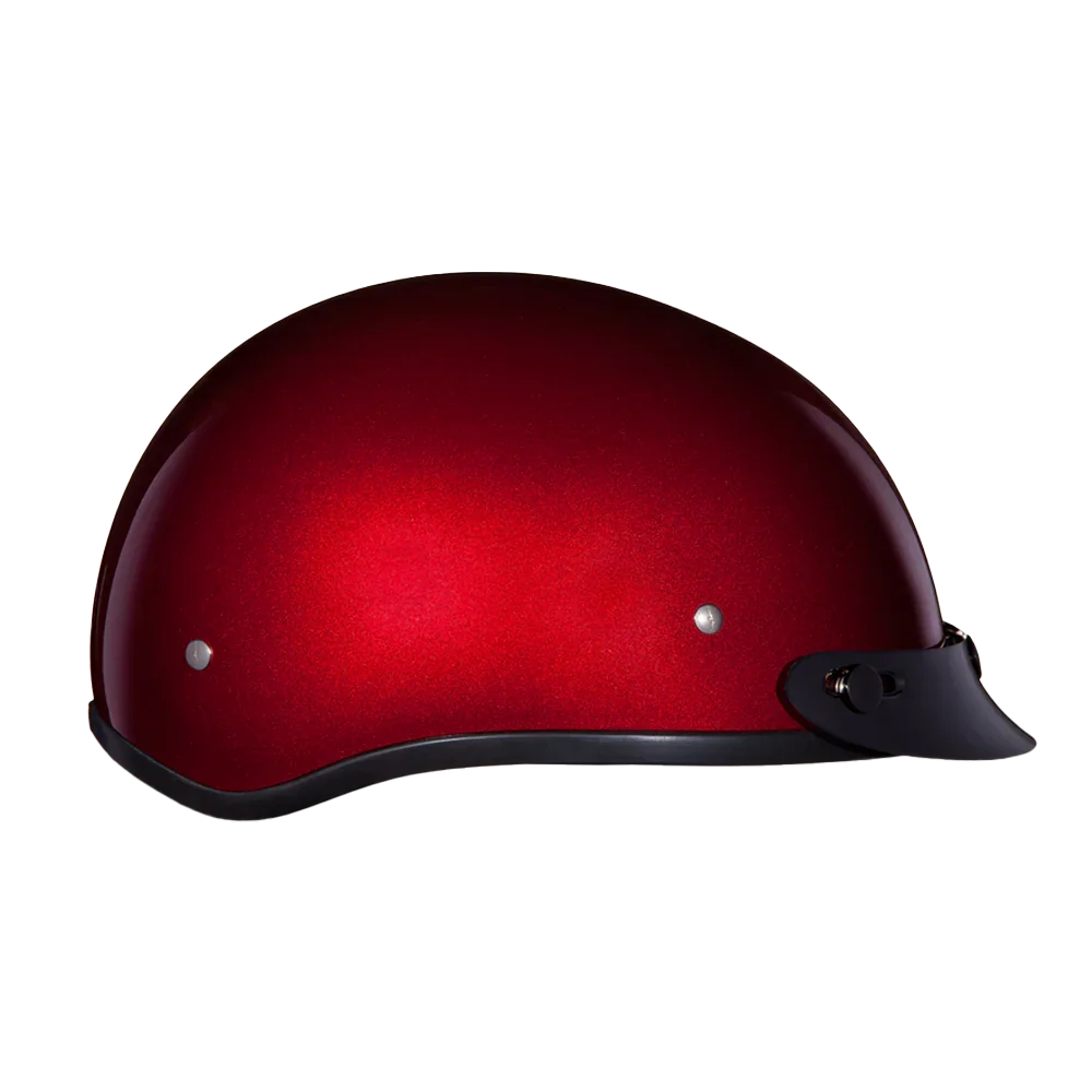 Daytona Skull Cap Helmet Black Cherry METALLIC (Size: 4XL)