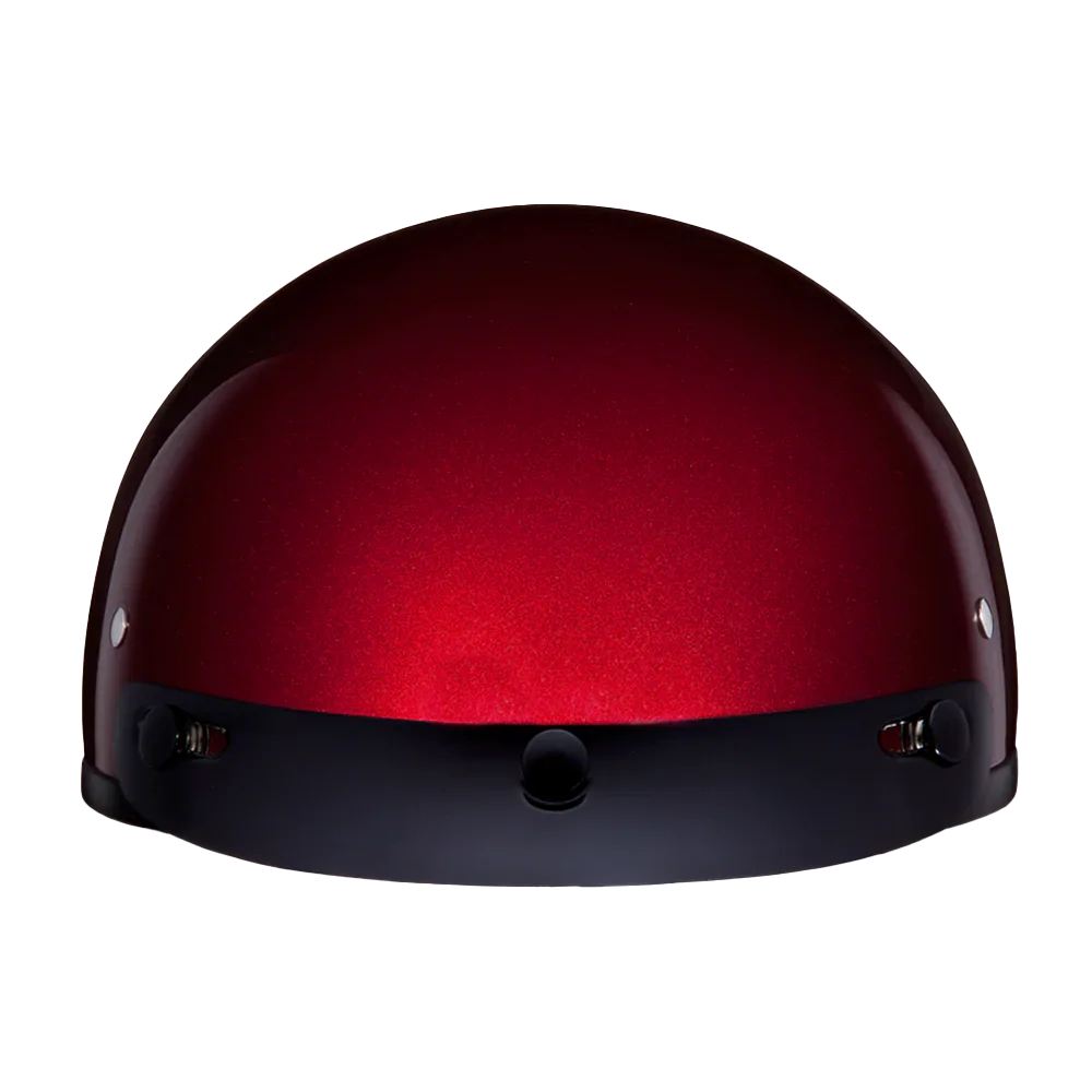 Daytona Skull Cap Helmet Black Cherry METALLIC (Size: 4XL)