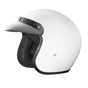 Daytona Helmets D.O.T. Daytona Cruiser- Hi-Gloss White