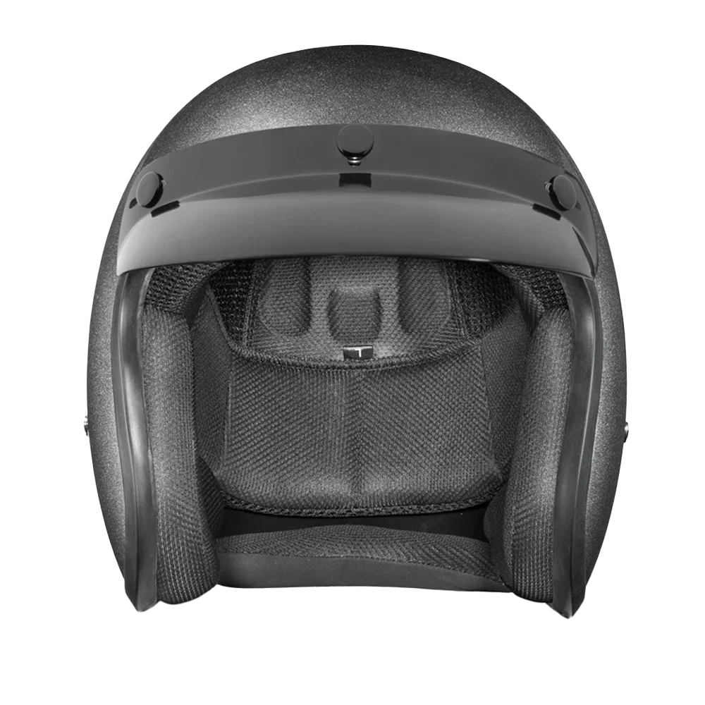 Daytona Helmets D.O.T. Daytona Cruiser- Gun Metal Grey Metallic