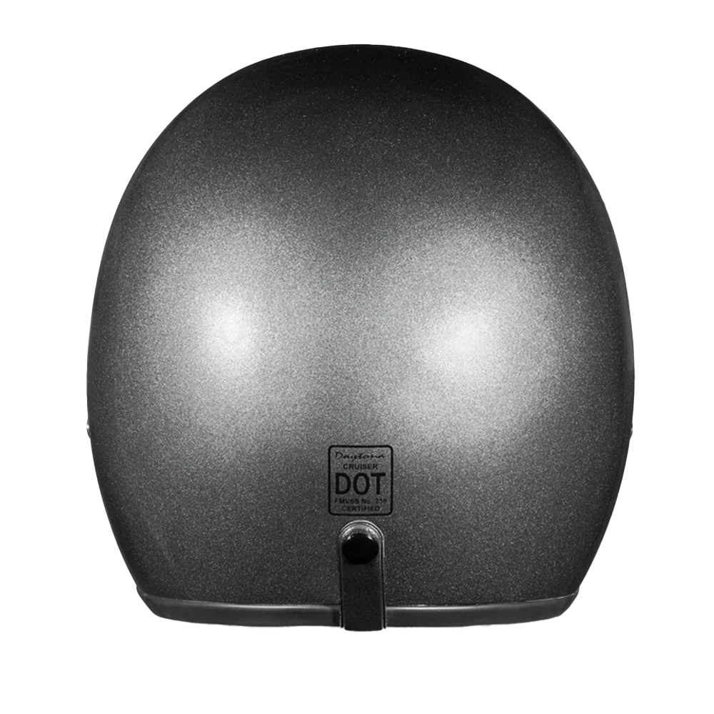 Daytona Helmets D.O.T. Daytona Cruiser- Gun Metal Grey Metallic