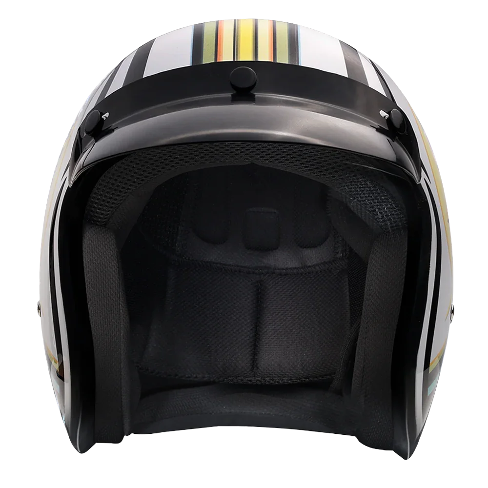 gold chopper cruiser motorcycle helmet Retro Jet Half Helmet Open-Face Helmet Brain This product is distinguished by total quality assurance Chopper Low Profile Vintage Motorcycle