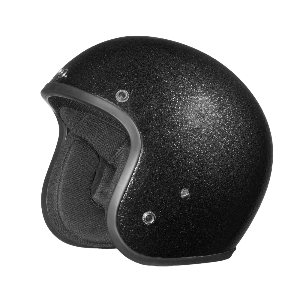 Daytona Helmets D.O.T. Daytona Cruiser- Black Metal Flake