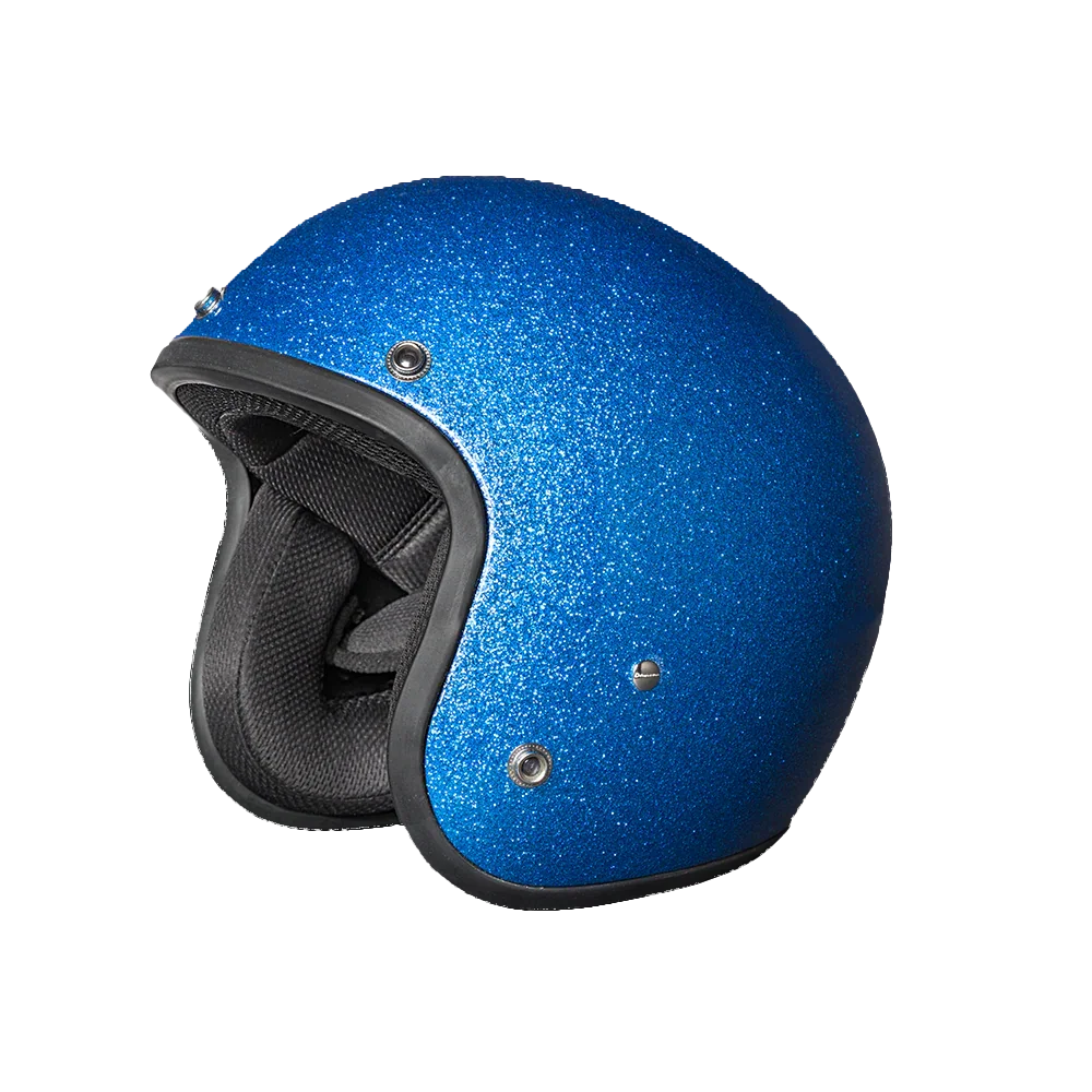 Daytona Helmets D.O.T. Daytona Cruiser- Blue Metal Flake